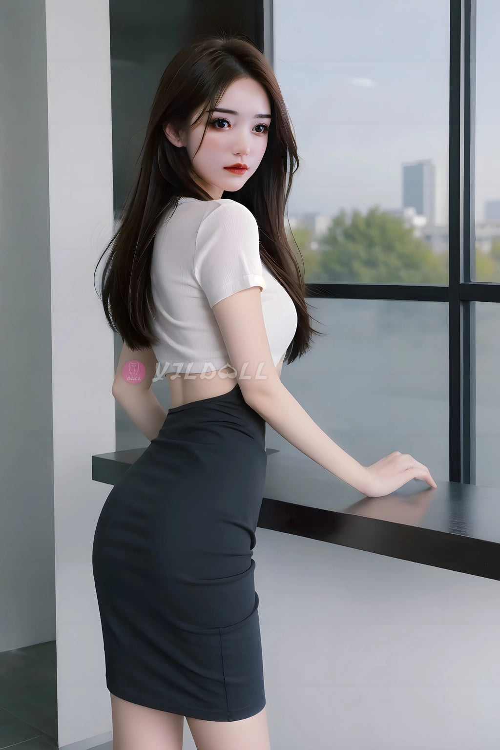 Wei Ling seksinukke (YJL Doll 155 cm C-cup #879 silikoni)
