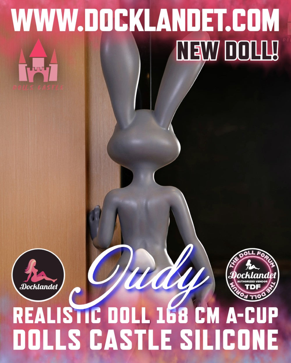 Judy the Rabbit Sexdocka (Dolls Castle 168cm A-Kupa Silikon) EXPRESS