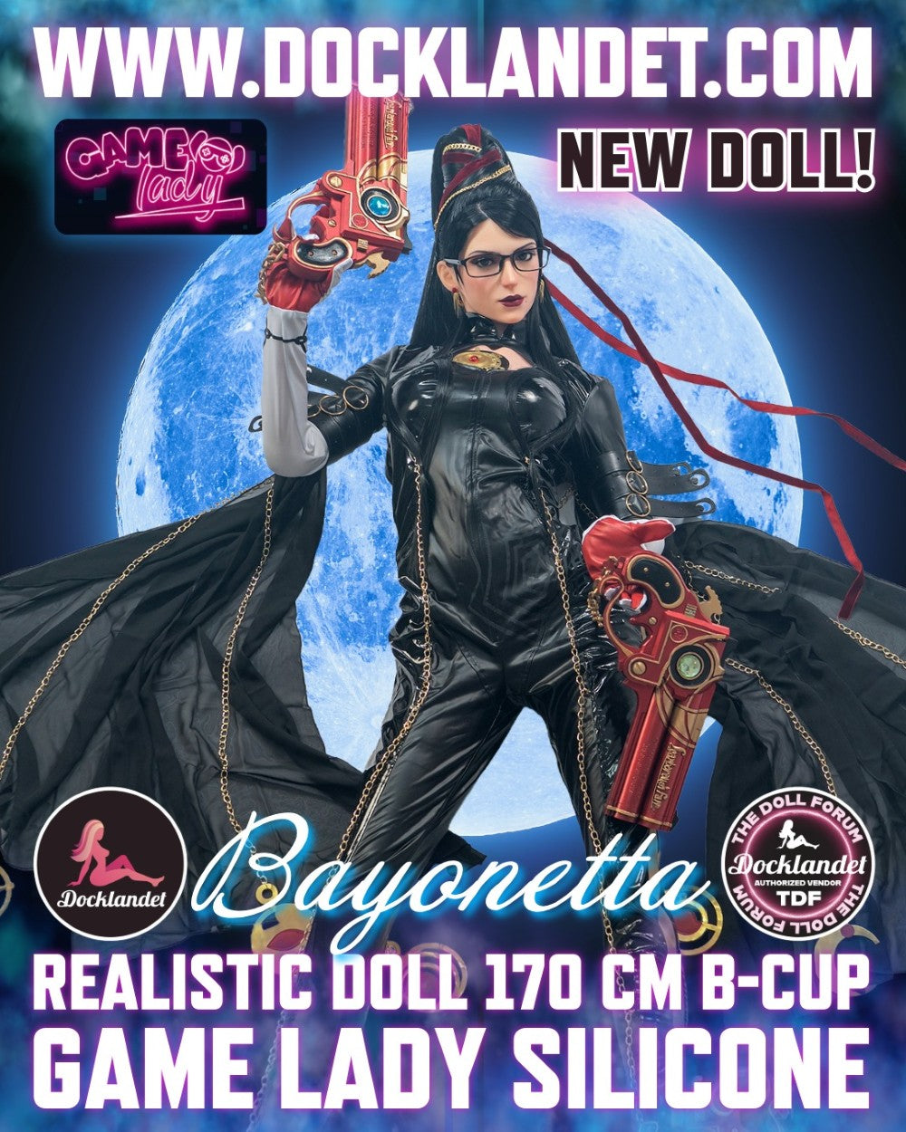 Bayonetta Sexdocka (Game Lady 170cm B-Kupa No.32-1 Silikon)