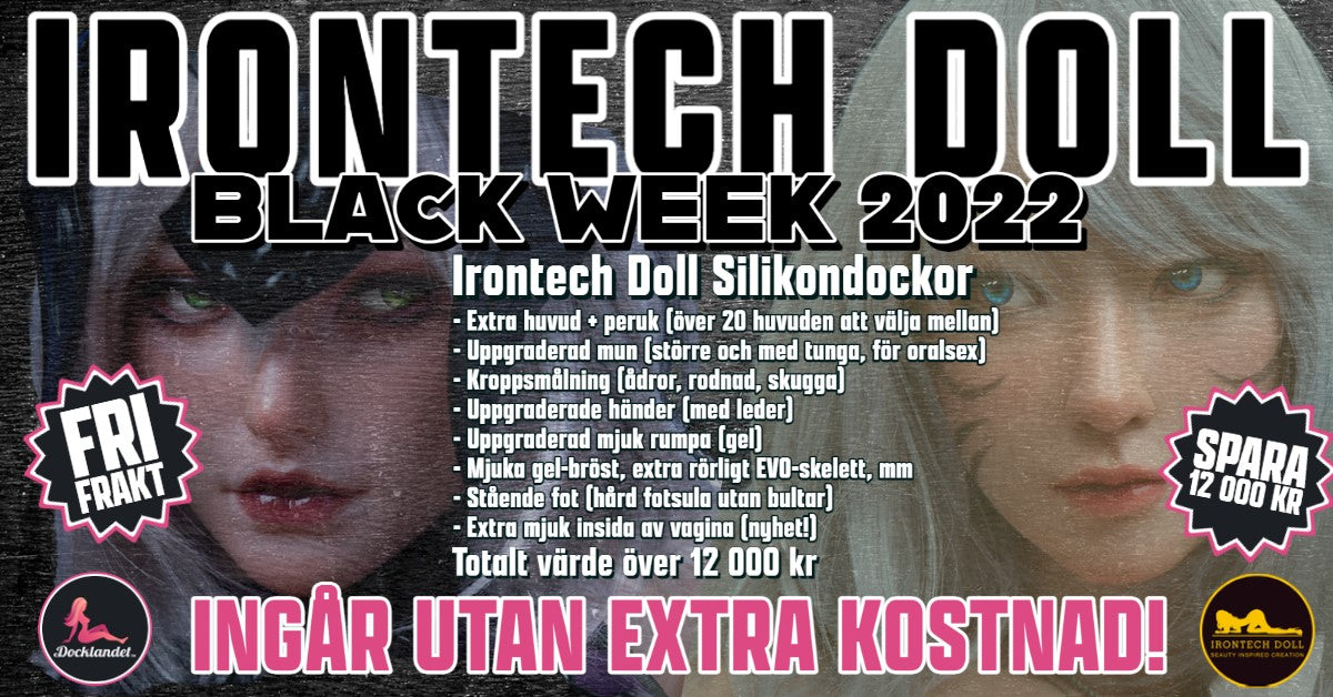 Irontech Doll rea! Just nu ingår flera uppgraderingar vid köp av en Irontech Doll hos Docklandet! Spara över 10 000 kr!