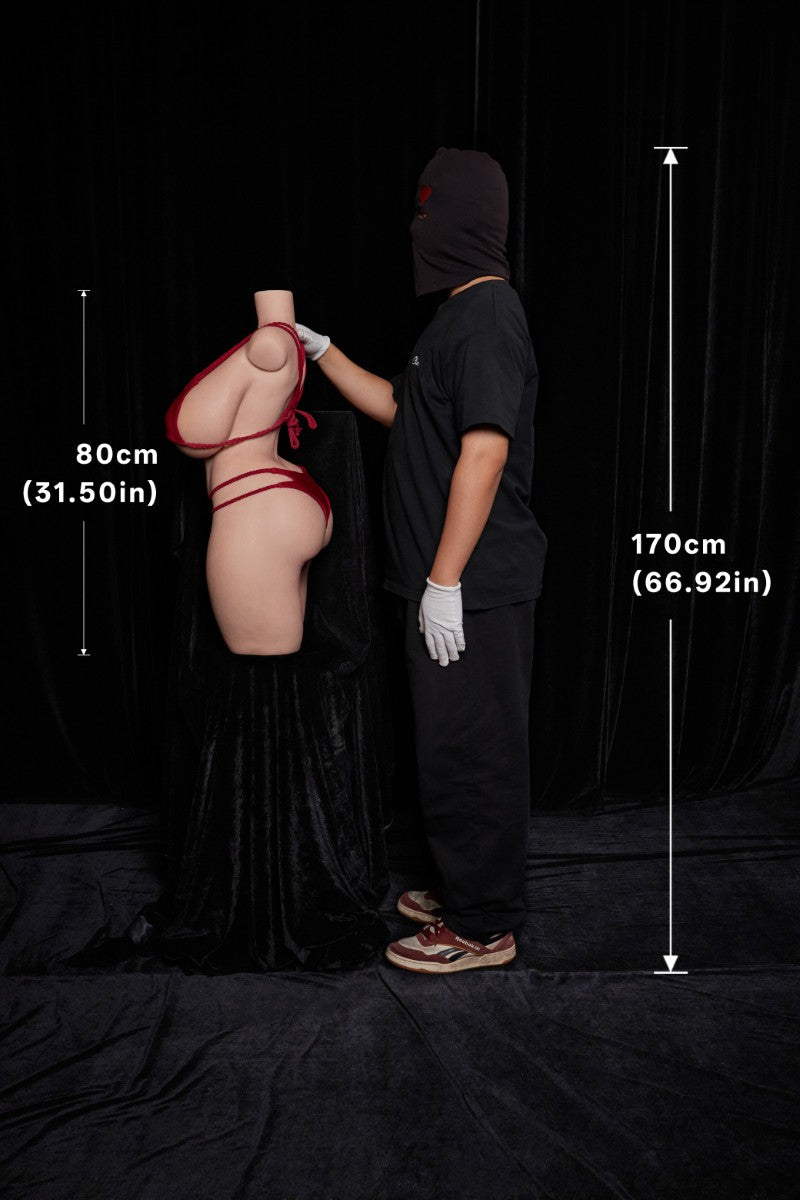 BBW Vartalo seksinukke (Climax Doll ULW 80cm K-cup silikoni)