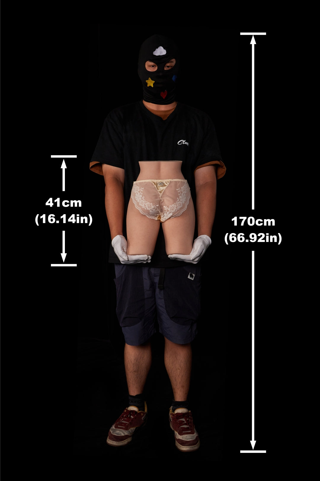 Höft Sexdocka (Climax Doll ULW 41cm Silikon)