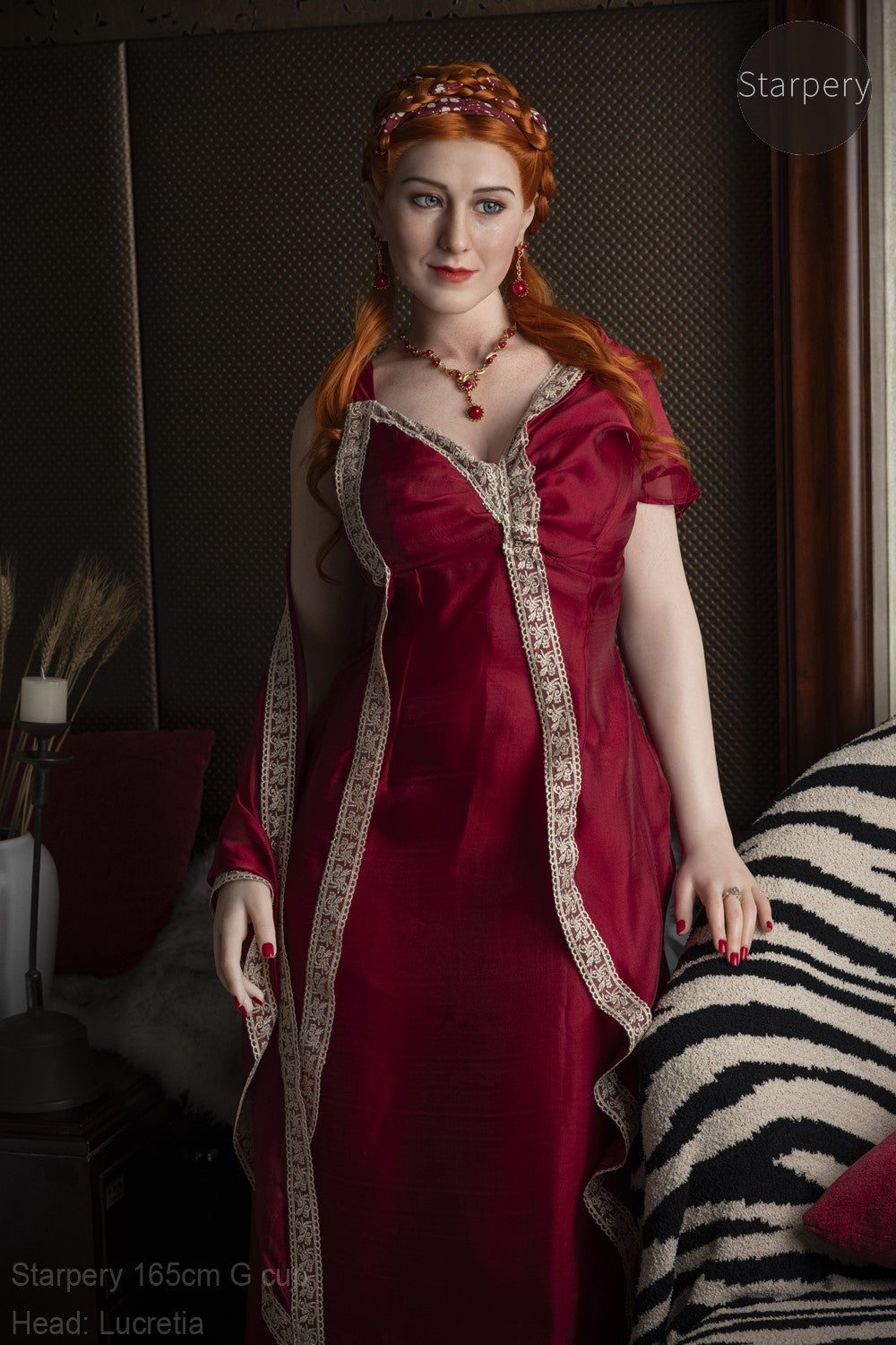 Lucretia seksinukke (Starpery 165 cm G-cup TPE+silikoni)