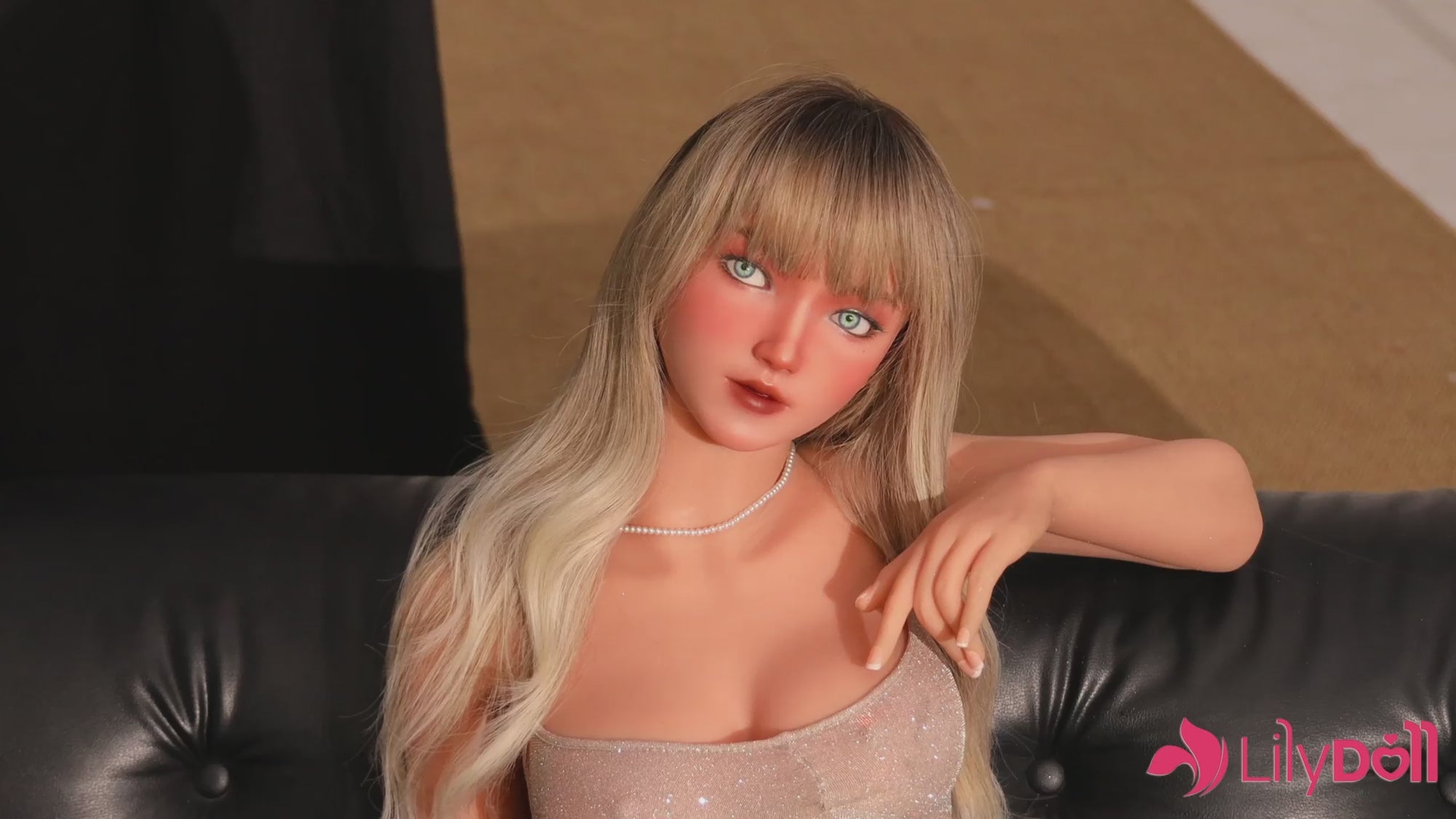 Freya-B Sex docka (LilyDoll 158cm D-kupa #LD007 Silikon+TPE)