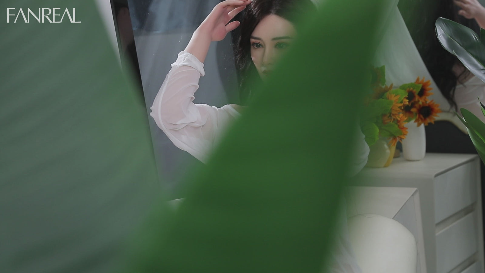 Ling Torso Sexdocka (FanReal Doll 95cm G-kupa Silikon)