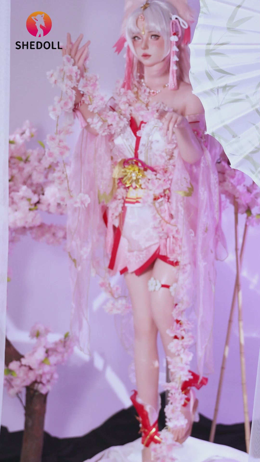 Kosemi seksinukke (SHEDOLL 168 cm D-cup #SH143 2.0 silikoni)