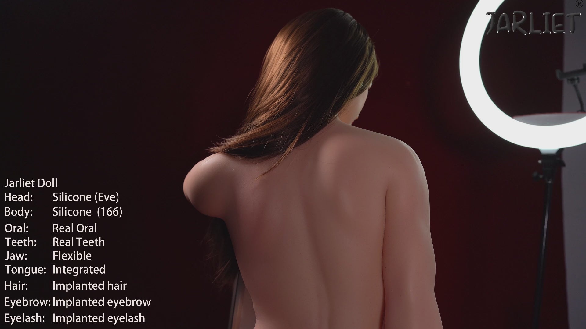 Eve seksinukke (Jarliet 163cm E-cup silikoni)