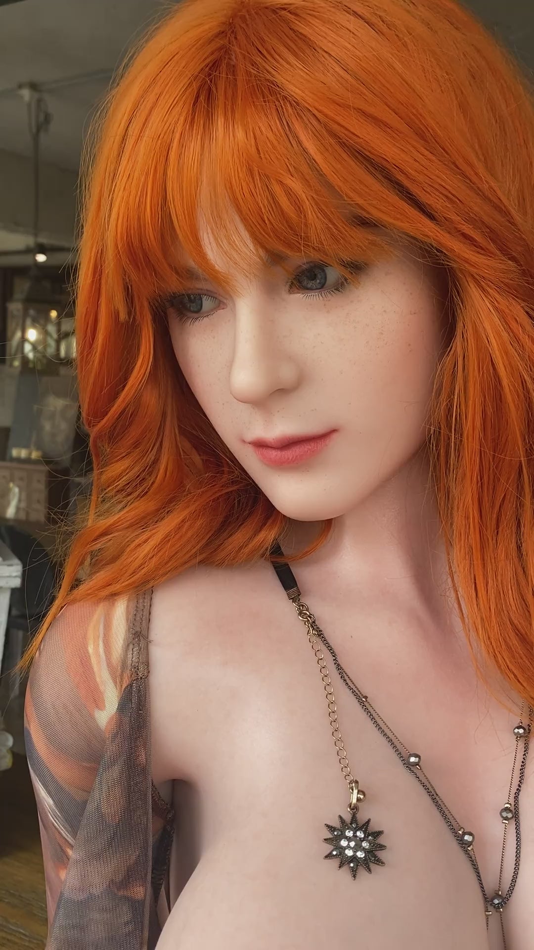 Gill Sexdocka (Starpery 172cm F-kupa TPE+Silikon)