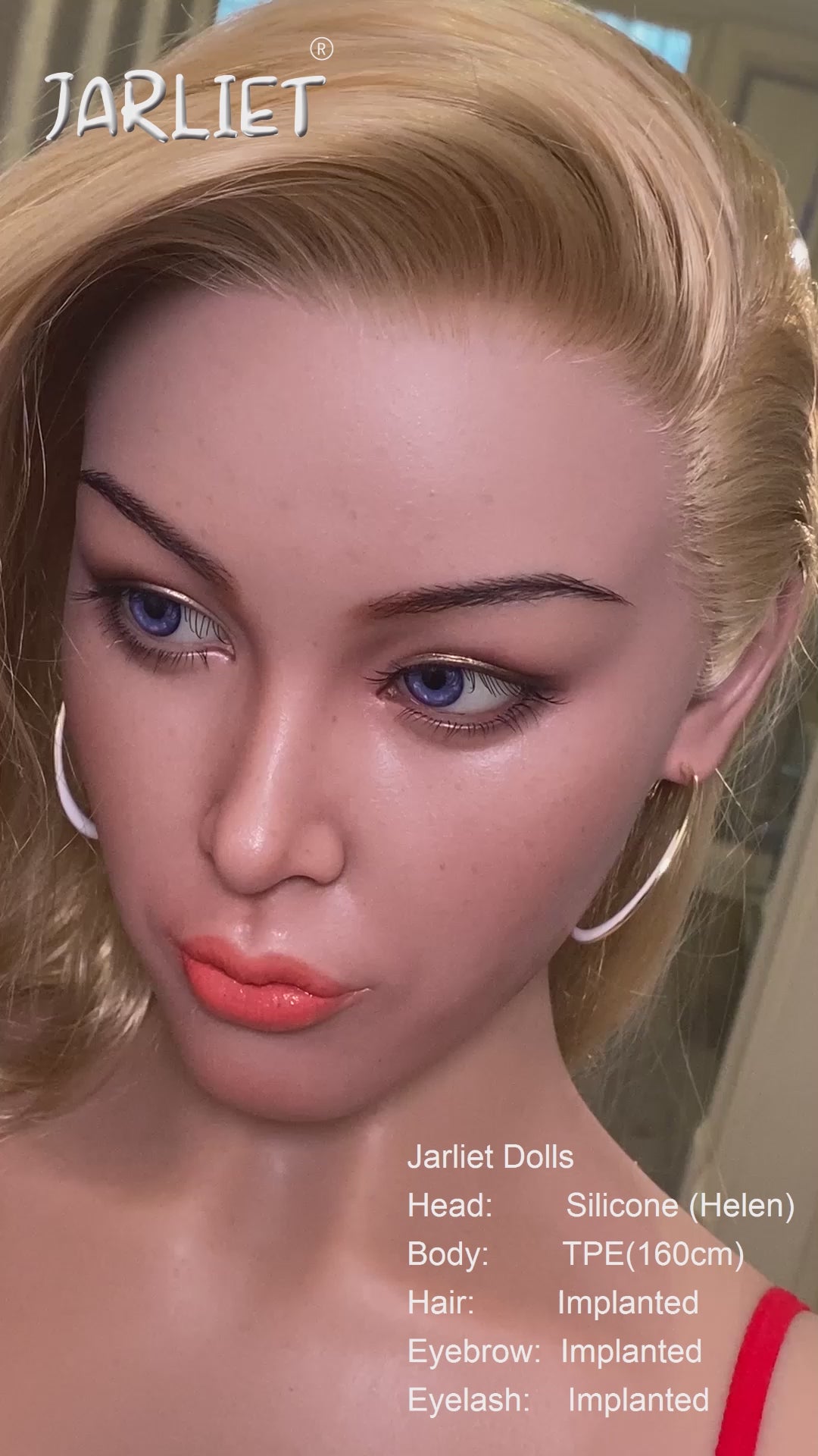 Helen seksinukke (Jarliet 160cm D-cup TPE+silikoni)