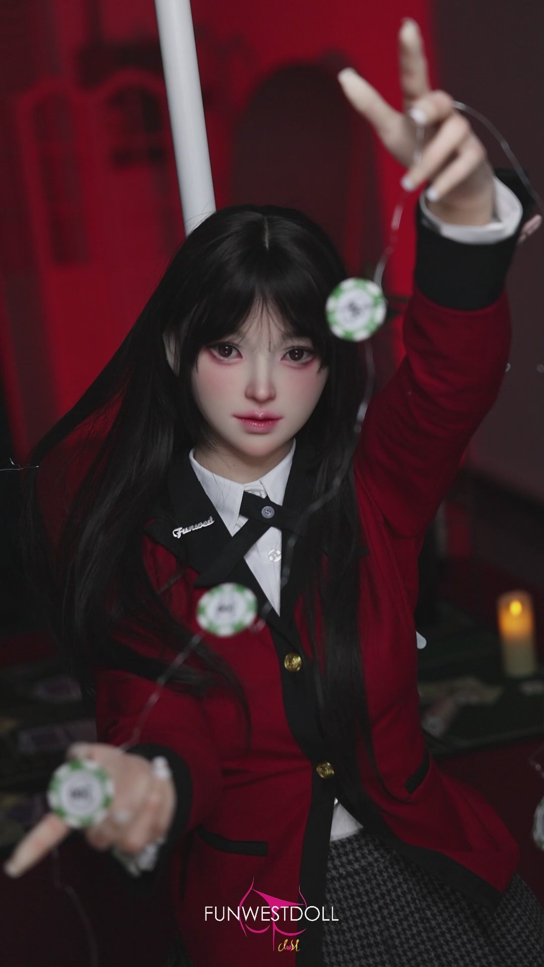 Yumeko Jabami Sexdocka (FunWest Doll 159cm A-Kupa #038S Silikon)