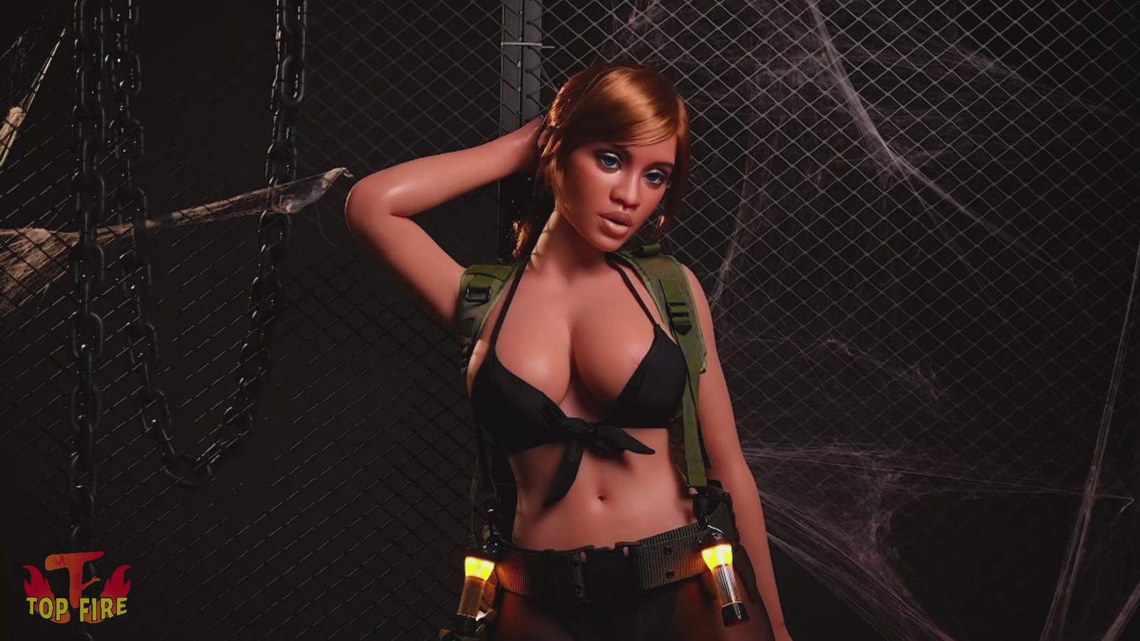 Hedy seksinukke (Top Fire Doll 163cm G-cup T04 silikoni)