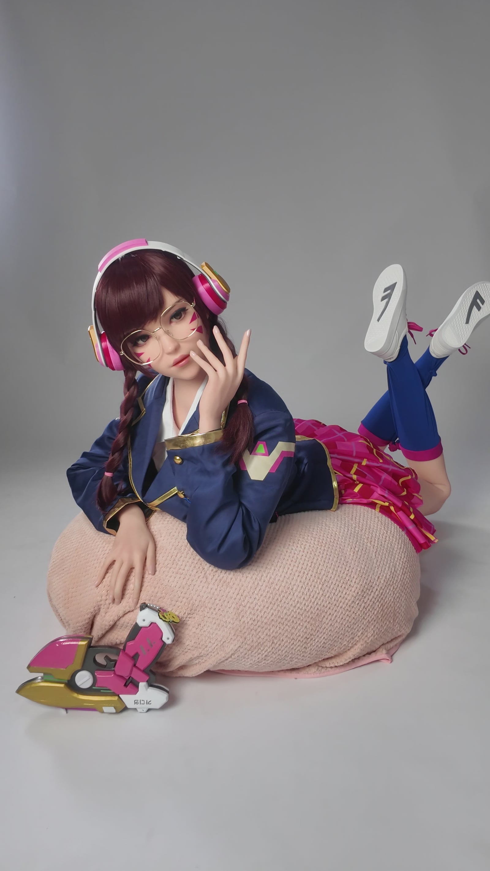 D.Va Hana Song seksinukke (Game Lady 166cm E-cup Nro 23 silikoni)