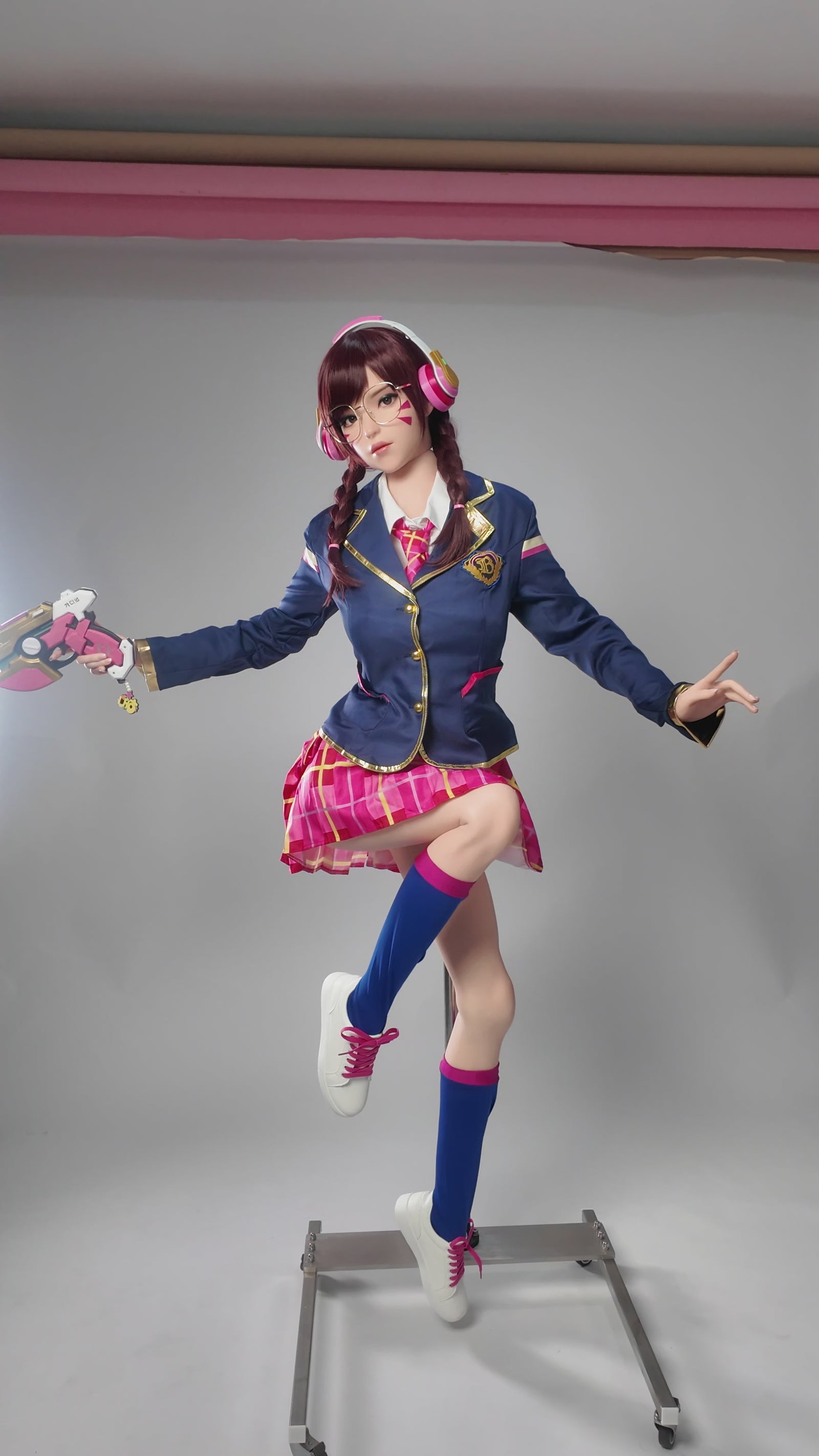 D.Va Hana Song seksinukke (Game Lady 166cm E-cup Nro 23 silikoni)