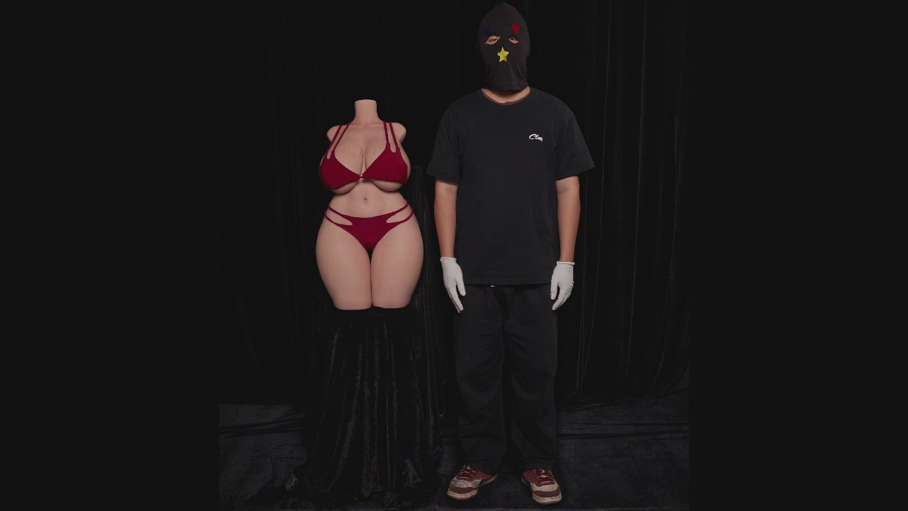 BBW Vartalo seksinukke (Climax Doll ULW 80cm K-cup silikoni)