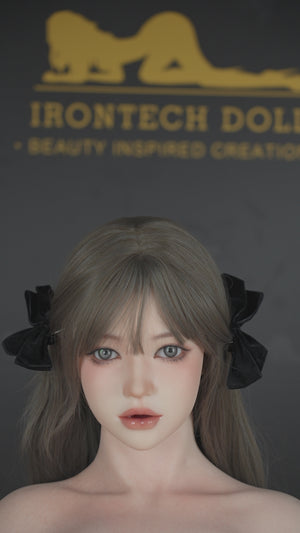 Evie Sexdocka (Irontech Doll 159cm D-kupa T4-1 Silikon)