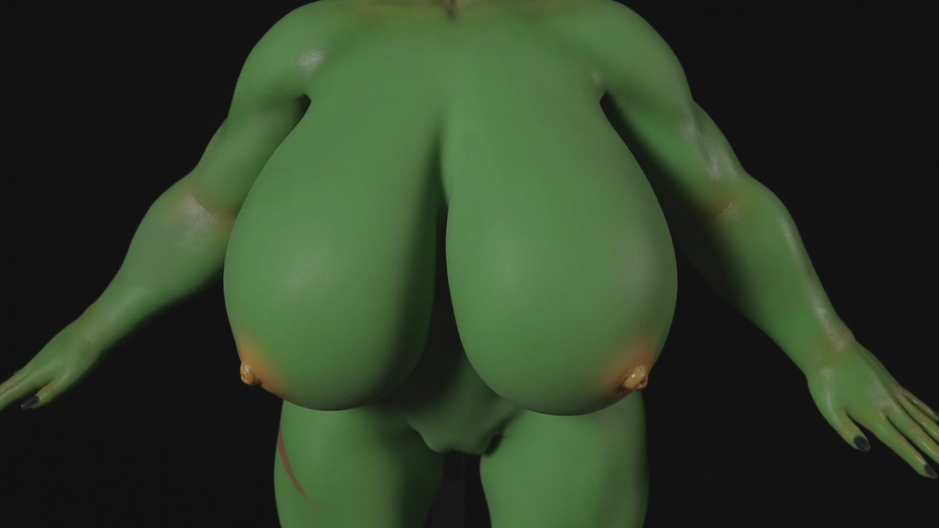 Zarga Orc Sex doll (Climax Doll Mini 70cm v-cup silicone)