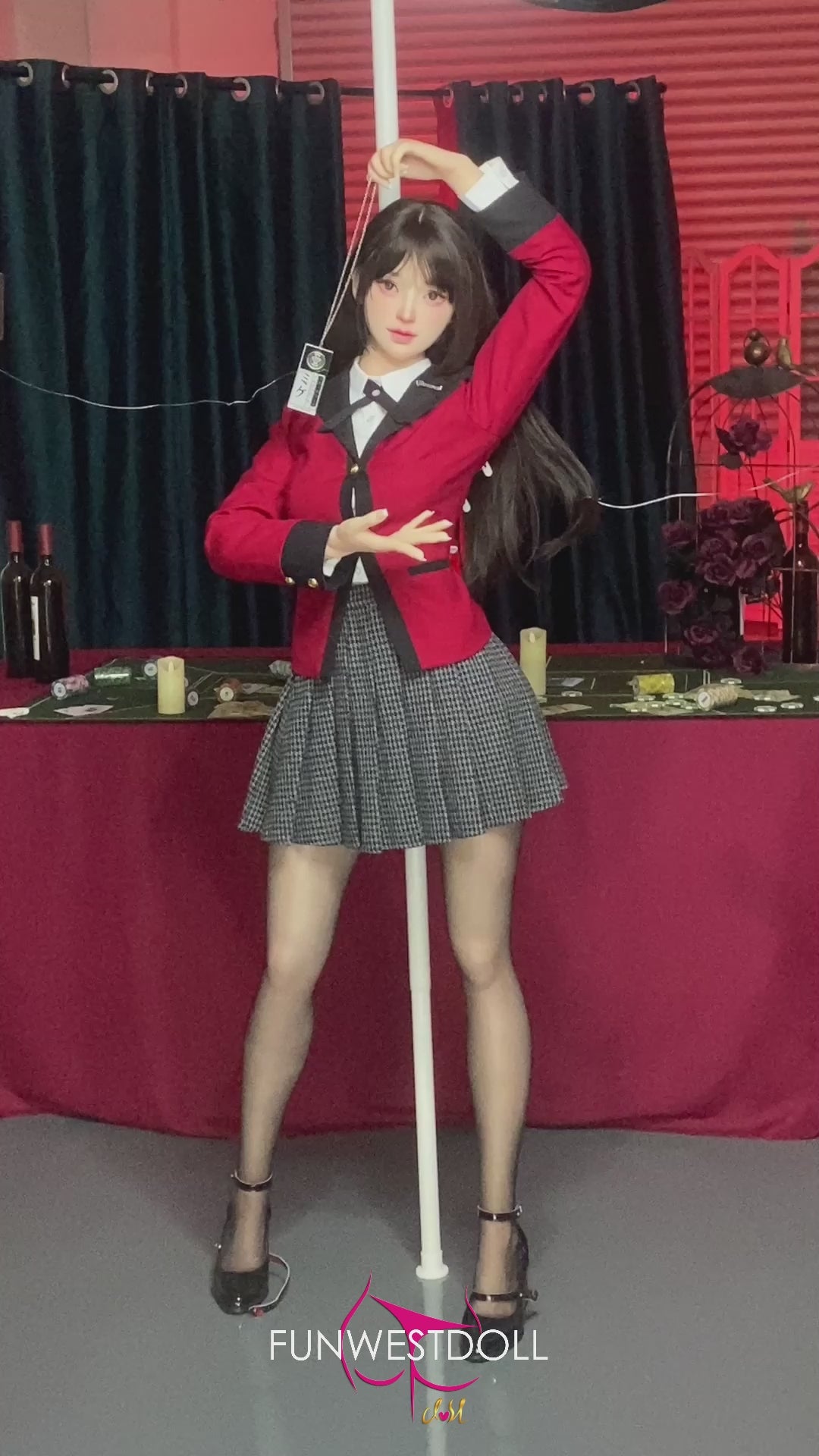 Yumeko Jabami Sex doll (FunWest Doll 159cm A-cup #038S silicone)