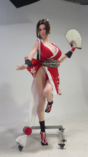 Mai Shiranui seksinukke (Game Lady 165 cm G-cup Nro 28 silikoni)