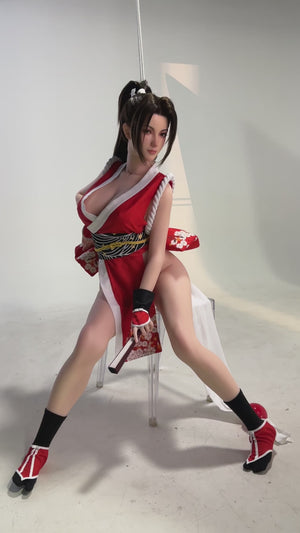 Mai Shiranui seksinukke (Game Lady 165 cm G-cup Nro 28 silikoni)