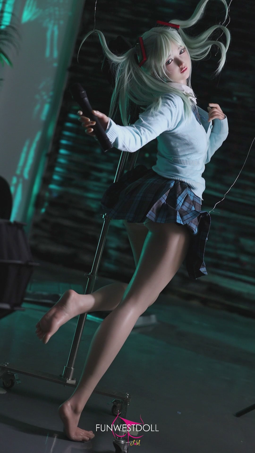Hatsune Miko Sexdocka (FunWest Doll 159cm A-Kupa #041S Silikon)