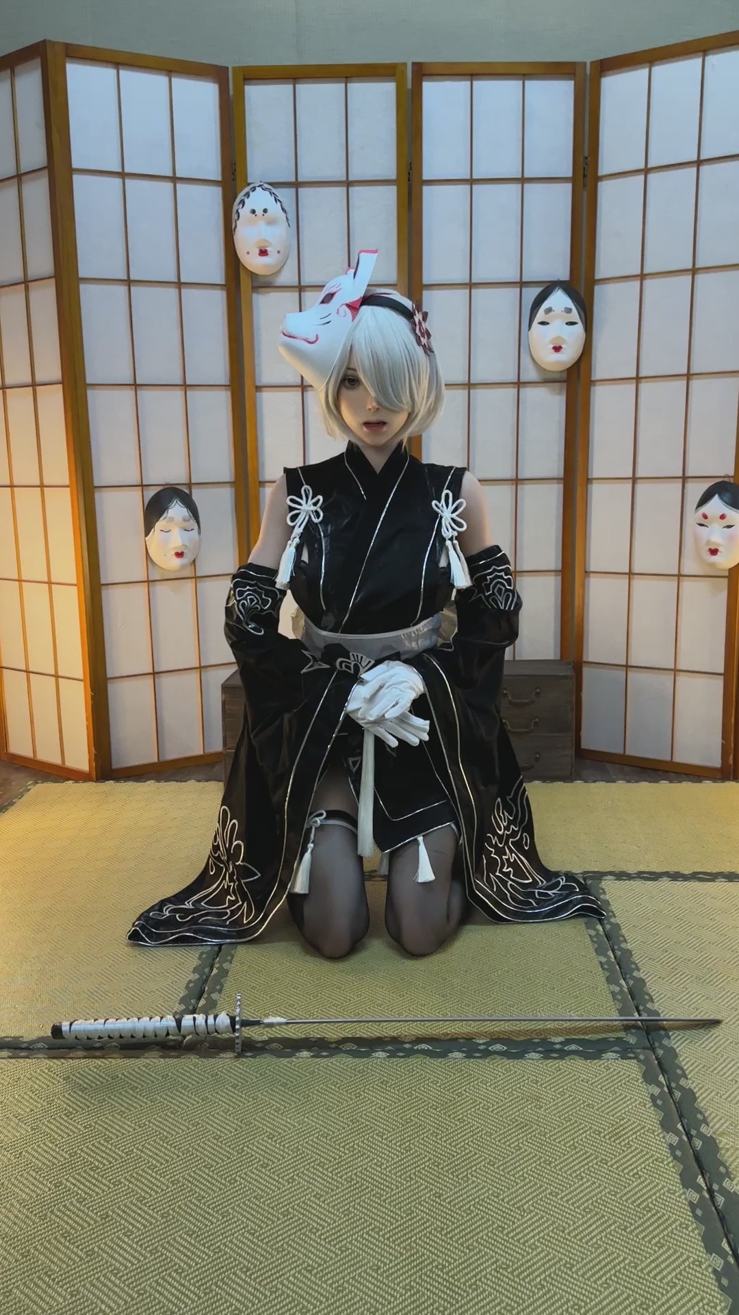 Yorha 2B seksinukke (Game Lady 171cm E-cup Nro 24 silikoni)