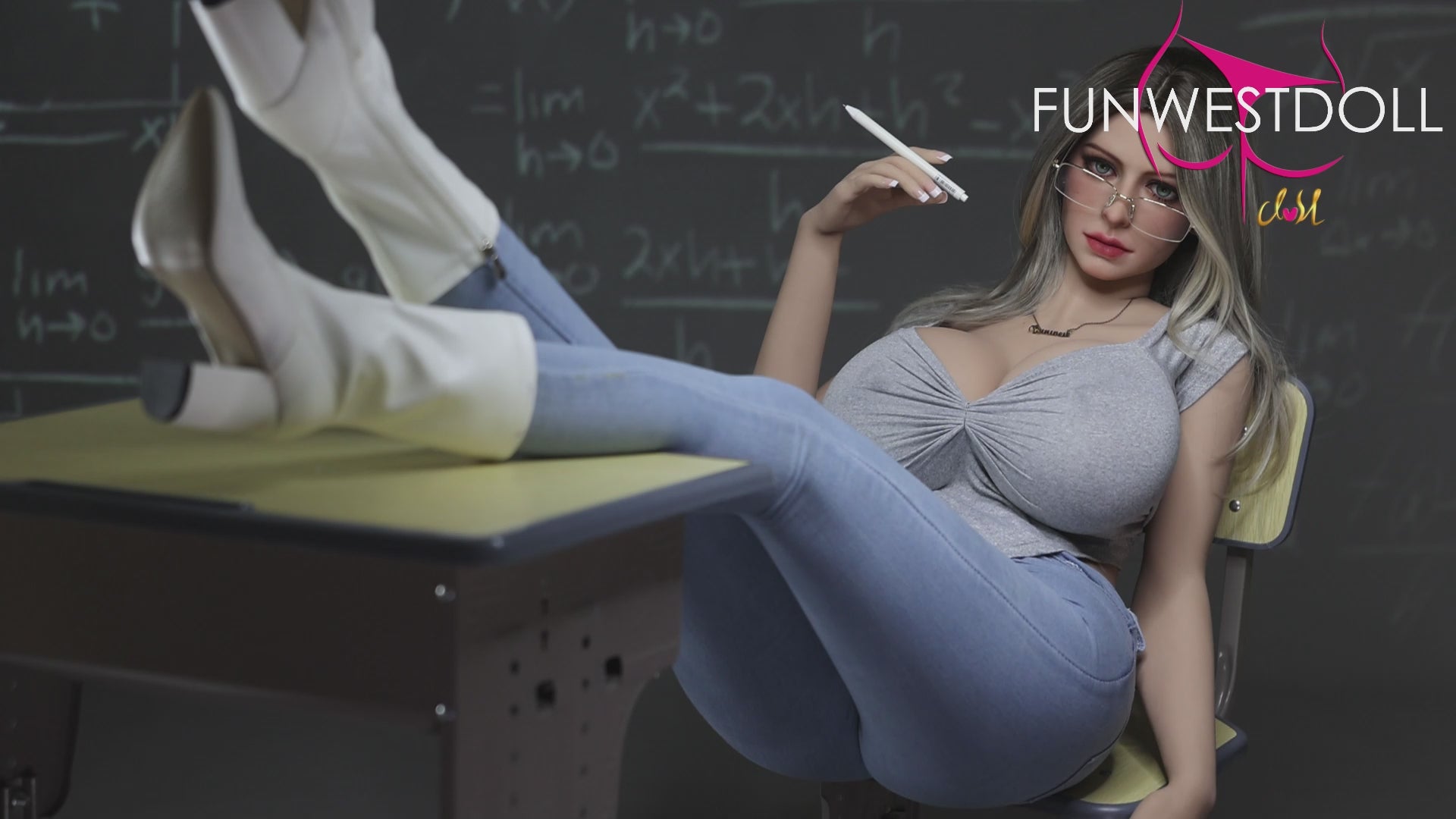 Zoey seksinukke (FunWest Doll 165 cm k-cup #034 TPE)