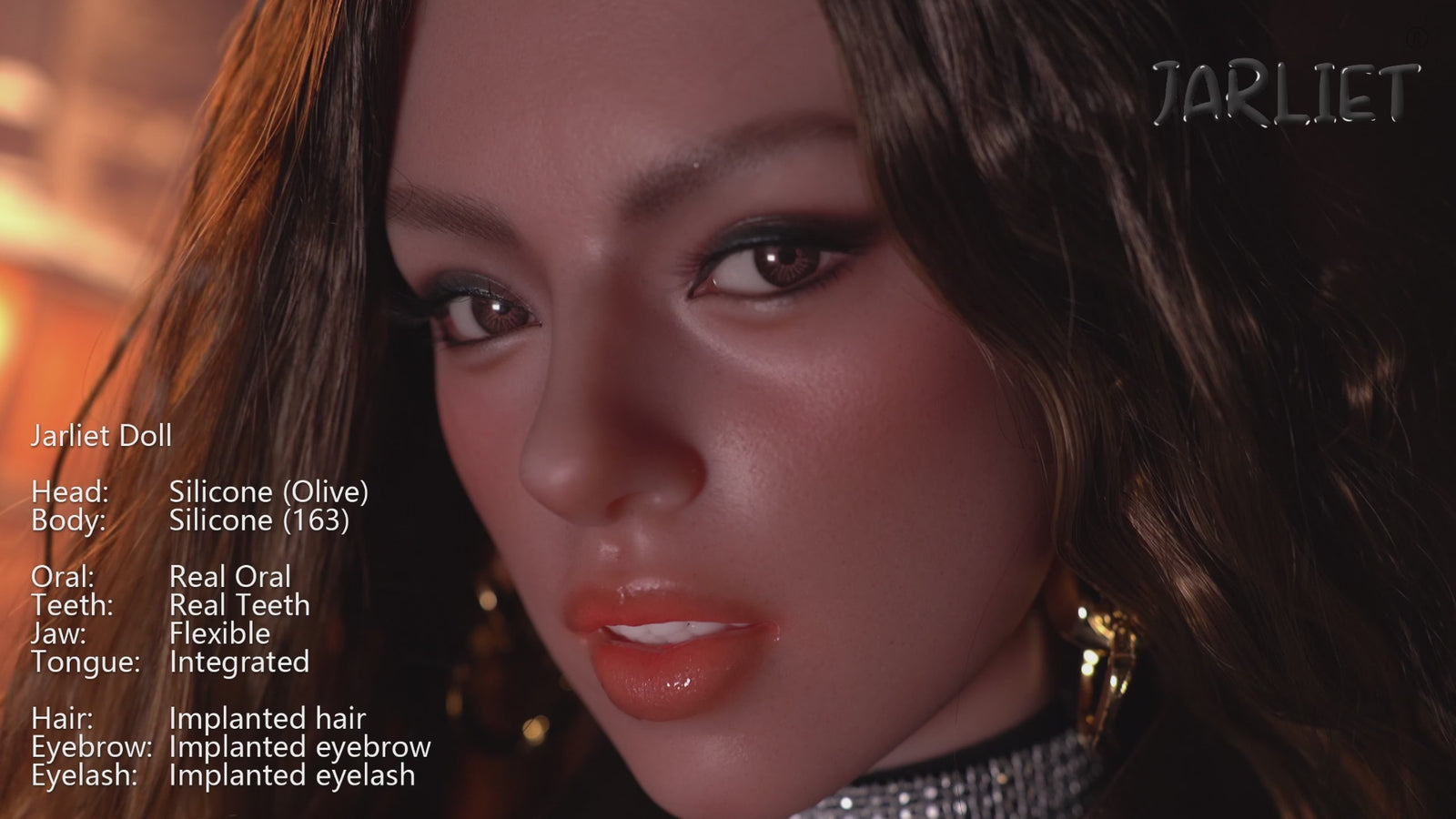 Oliivi seksinukke (Jarliet 163cm D-cup silikoni)