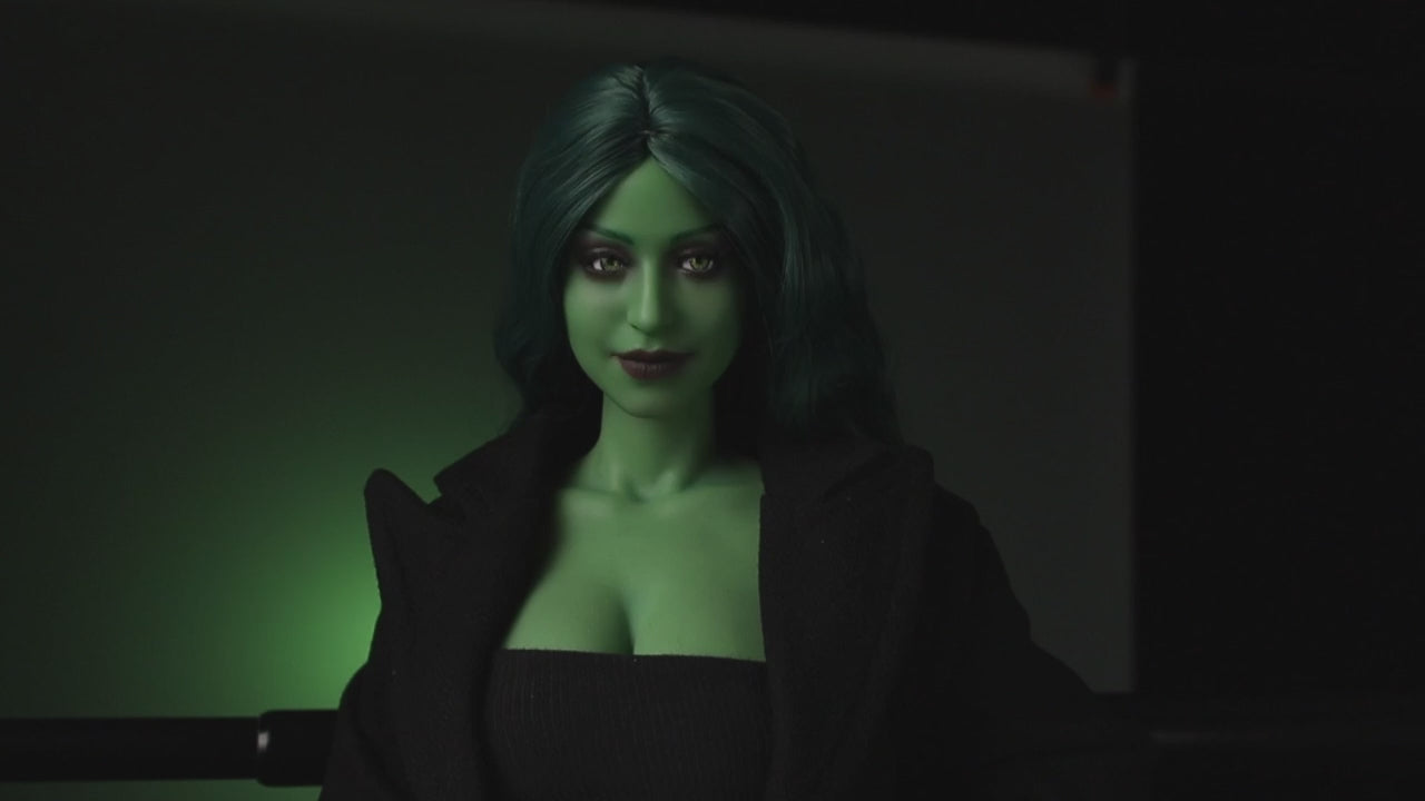She Hulk Sexdocka (Climax Doll Mini 70cm D-kupa Silikon)