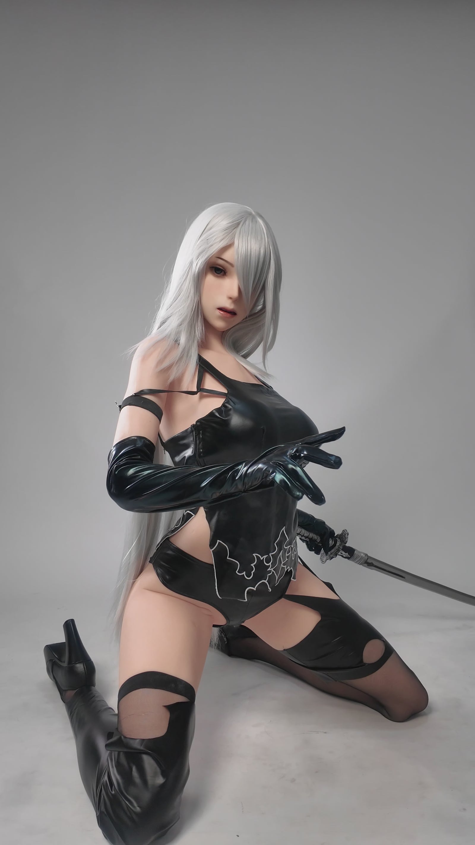 Yorha A2 seksinukke (Game Lady 171cm E-cup Nro 24-2 silikoni)