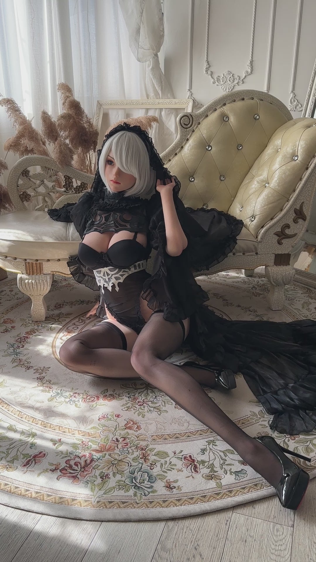 Yorha 2B Sexdocka (Game Lady 171cm E-Kupa No.18 Silikon)