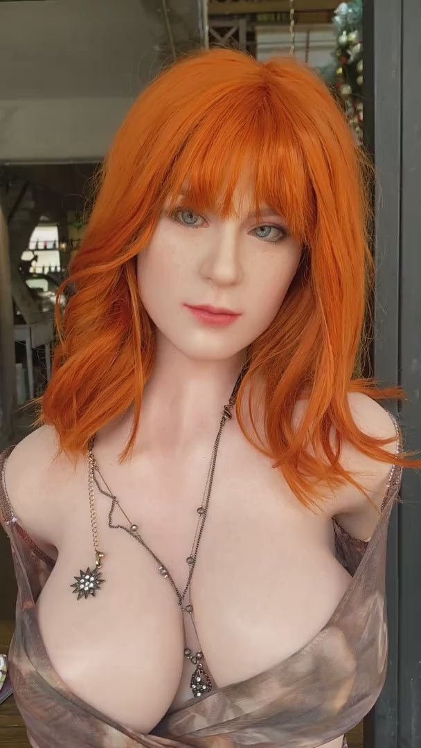 Gill Sexdocka (Starpery 172cm F-kupa TPE+Silikon)