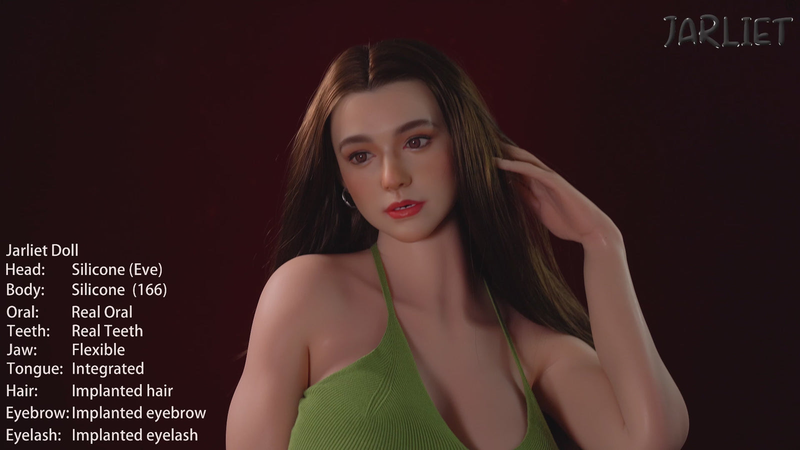 Eve seksinukke (Jarliet 163cm E-cup silikoni)