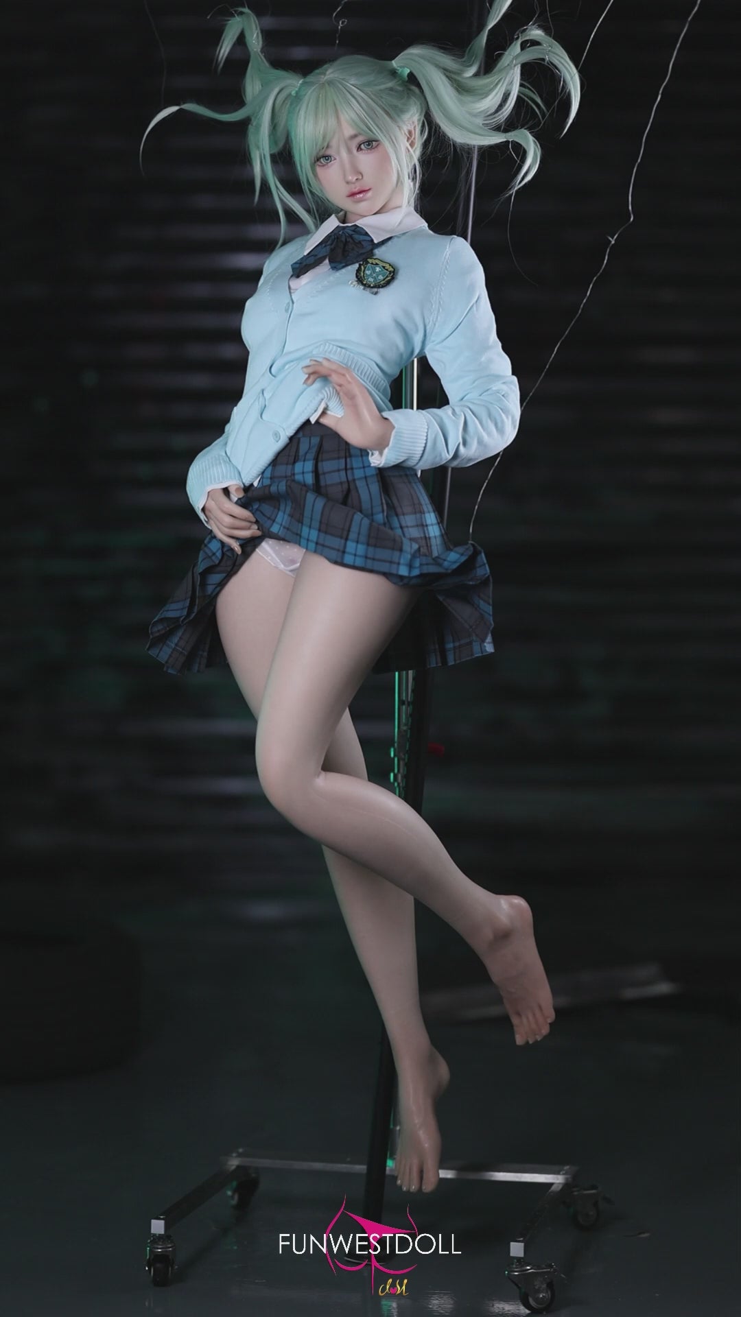 Hatsune Miko Sexdocka (FunWest Doll 159cm A-Kupa #041S Silikon)