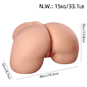 Butt erityisen suuri kurvikas (EL-Doll Hip 124cm TPE) EXPRESS