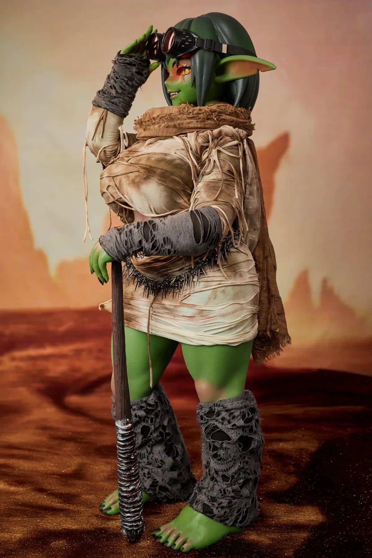 Barza Orc Sex doll (Climax Doll Ultra 120cm J-cup silicone)
