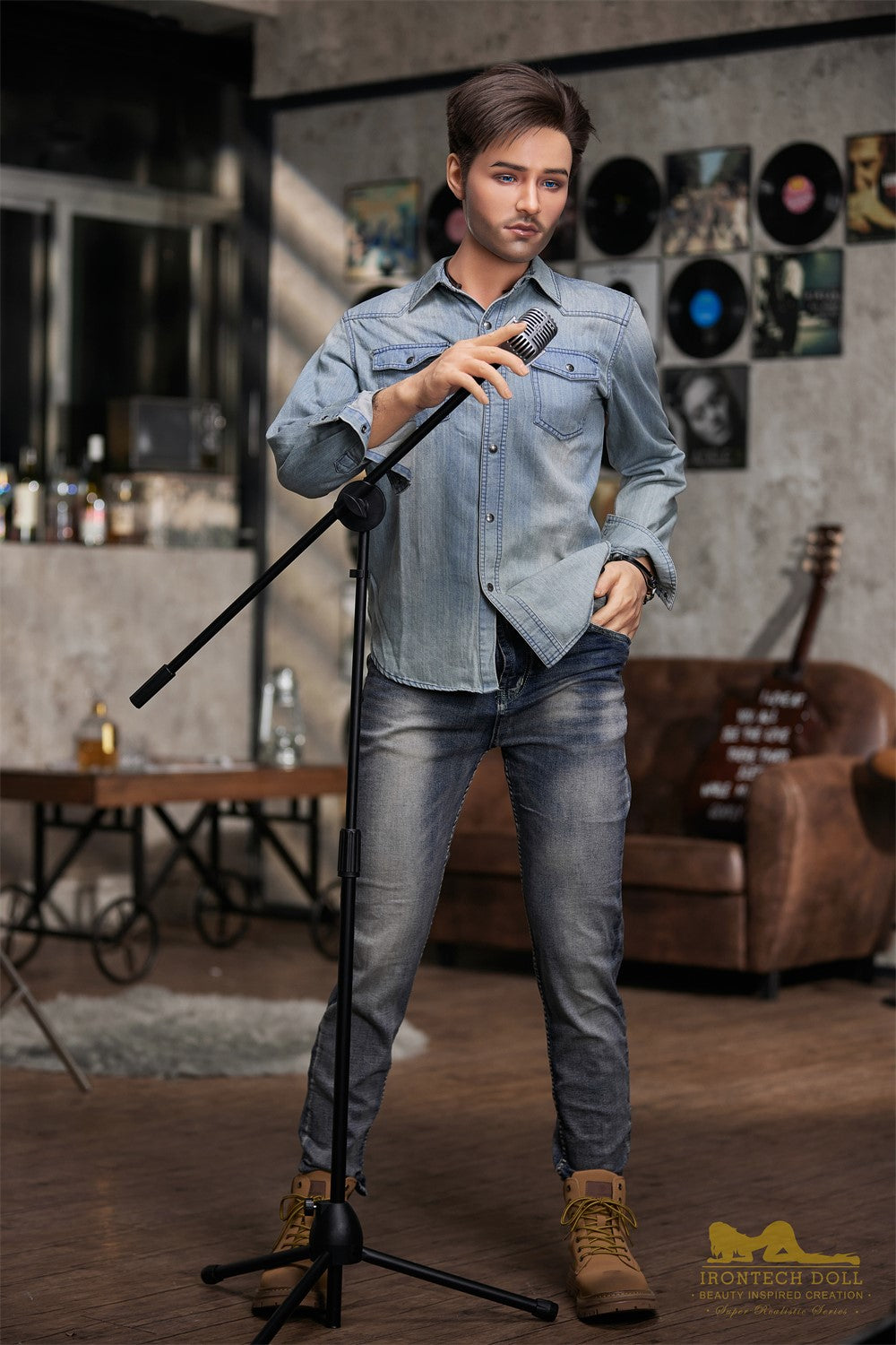 Steve Manlig Sexdocka (Irontech Doll 170cm M4 Silikon)