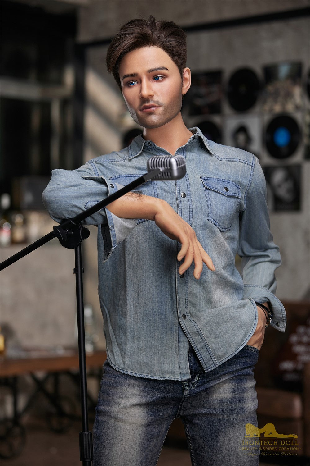 Steve -uros seksinukke (Irontech Doll 170 cm M4 silikoni)