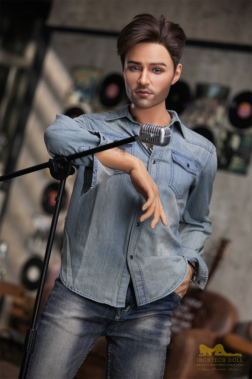 Steve -uros seksinukke (Irontech Doll 170 cm M4 silikoni)