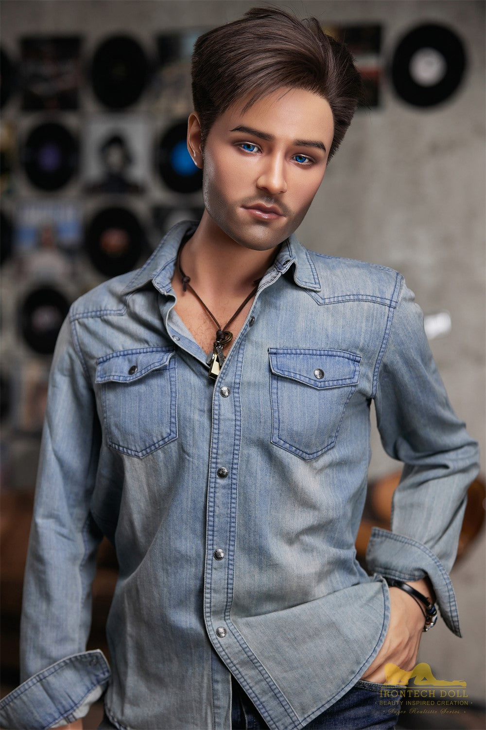 Steve -uros seksinukke (Irontech Doll 170 cm M4 silikoni)