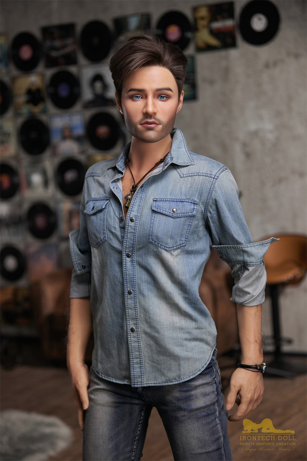 Steve -uros seksinukke (Irontech Doll 170 cm M4 silikoni)