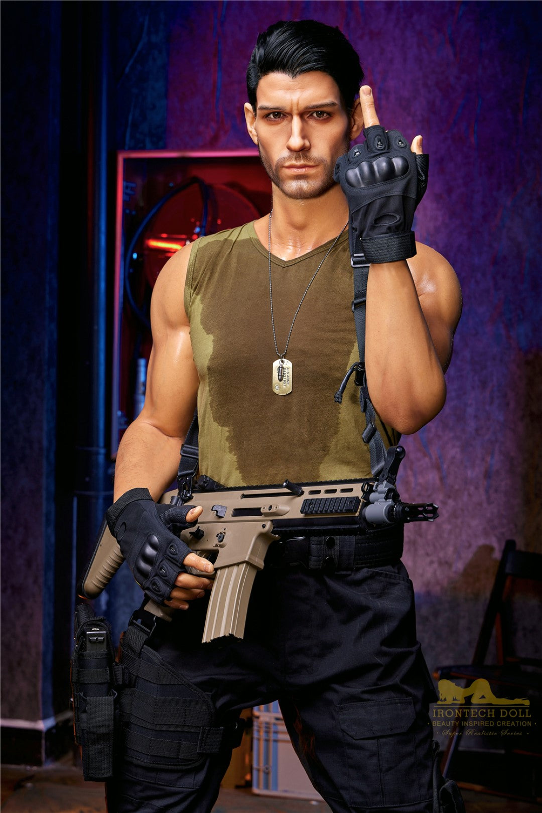 Thomas -uros seksinukke (Irontech Doll 176 cm m5 silikoni)