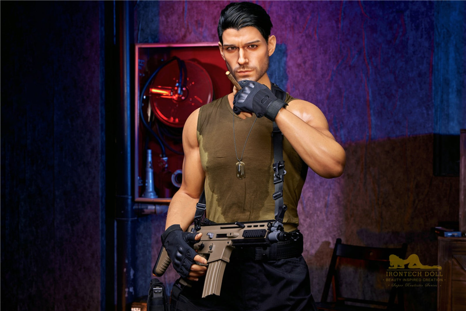 Thomas -uros seksinukke (Irontech Doll 176 cm m5 silikoni)