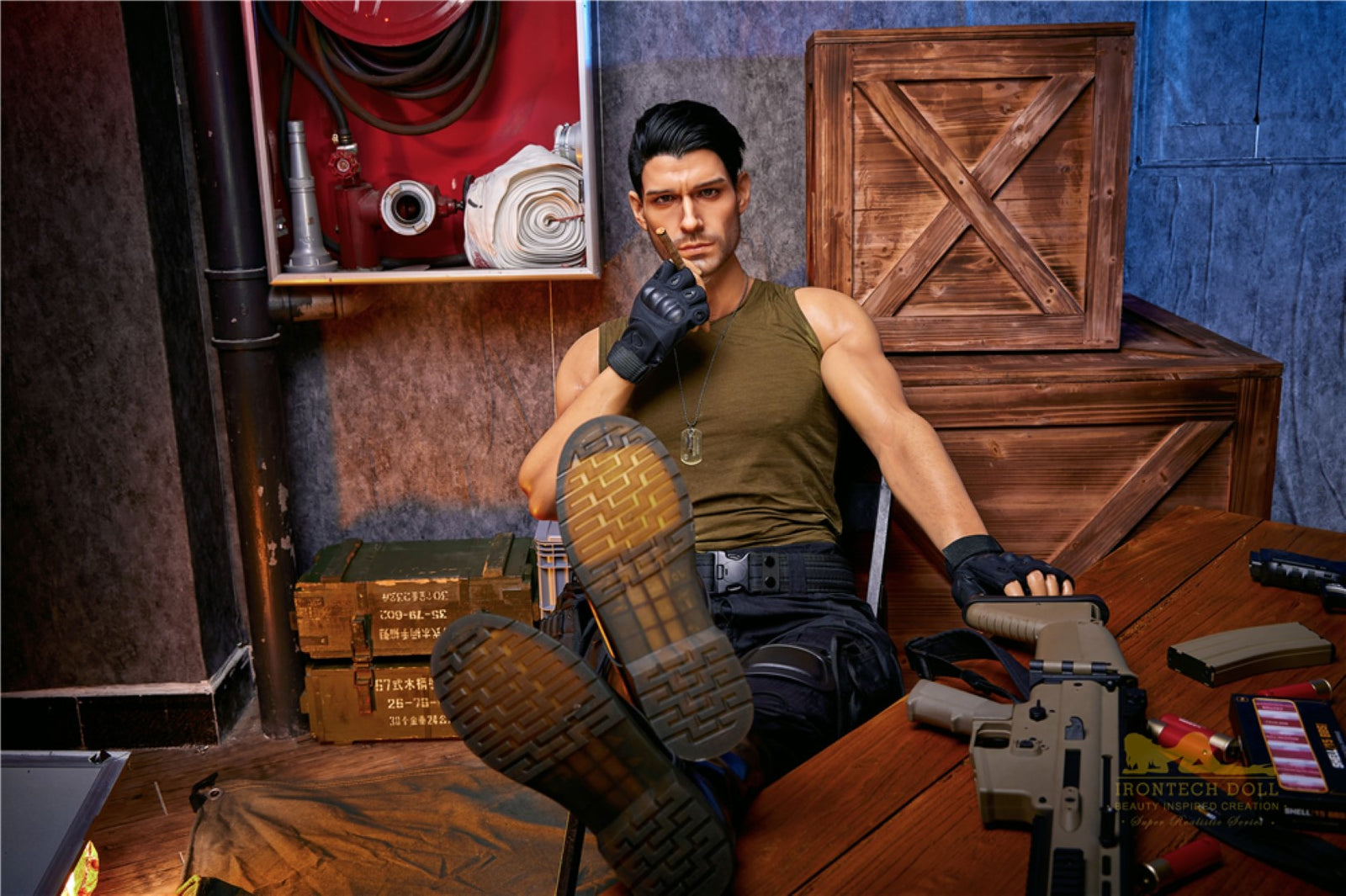 Thomas -uros seksinukke (Irontech Doll 176 cm m5 silikoni)