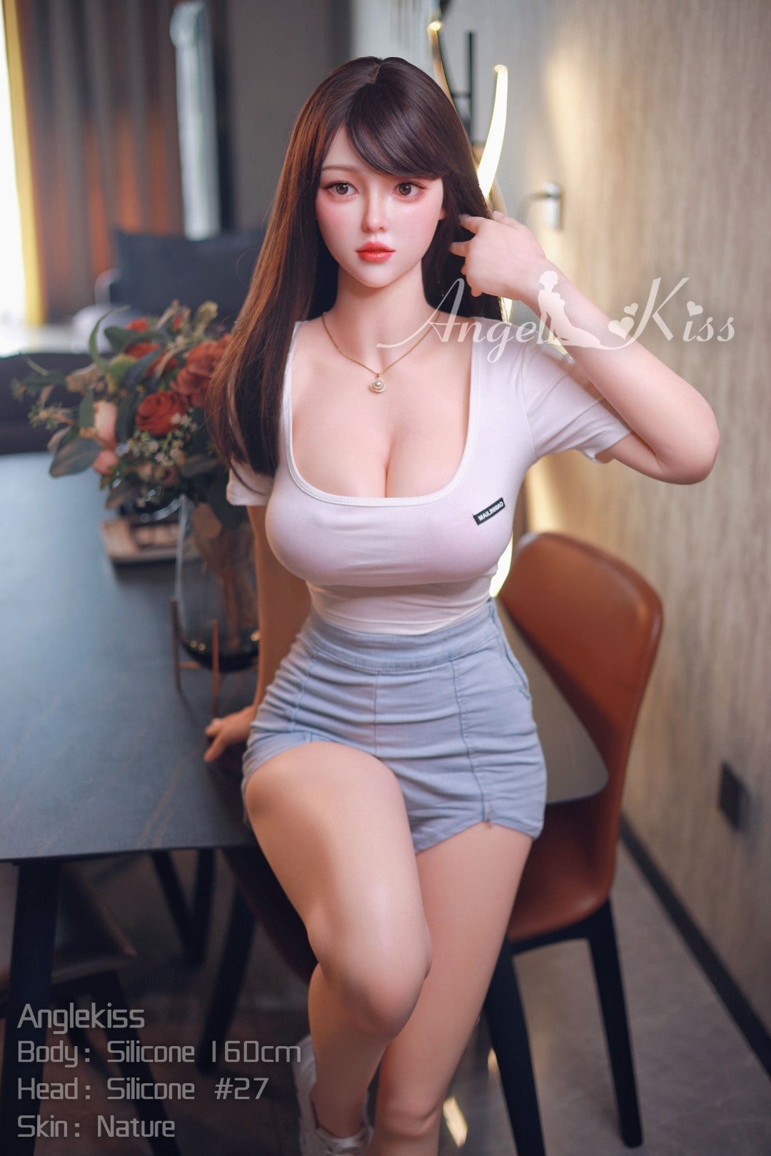 Lucia seksinukke (AK-doll 160 cm D-cup LS#27 silikoni)