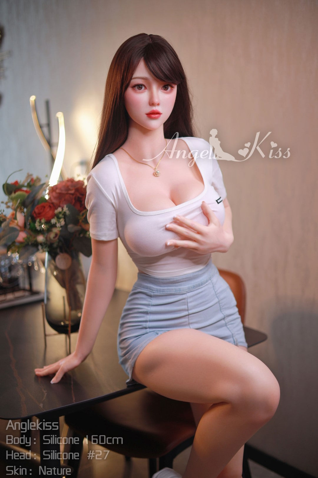 Lucia seksinukke (AK-doll 160 cm D-cup LS#27 silikoni)