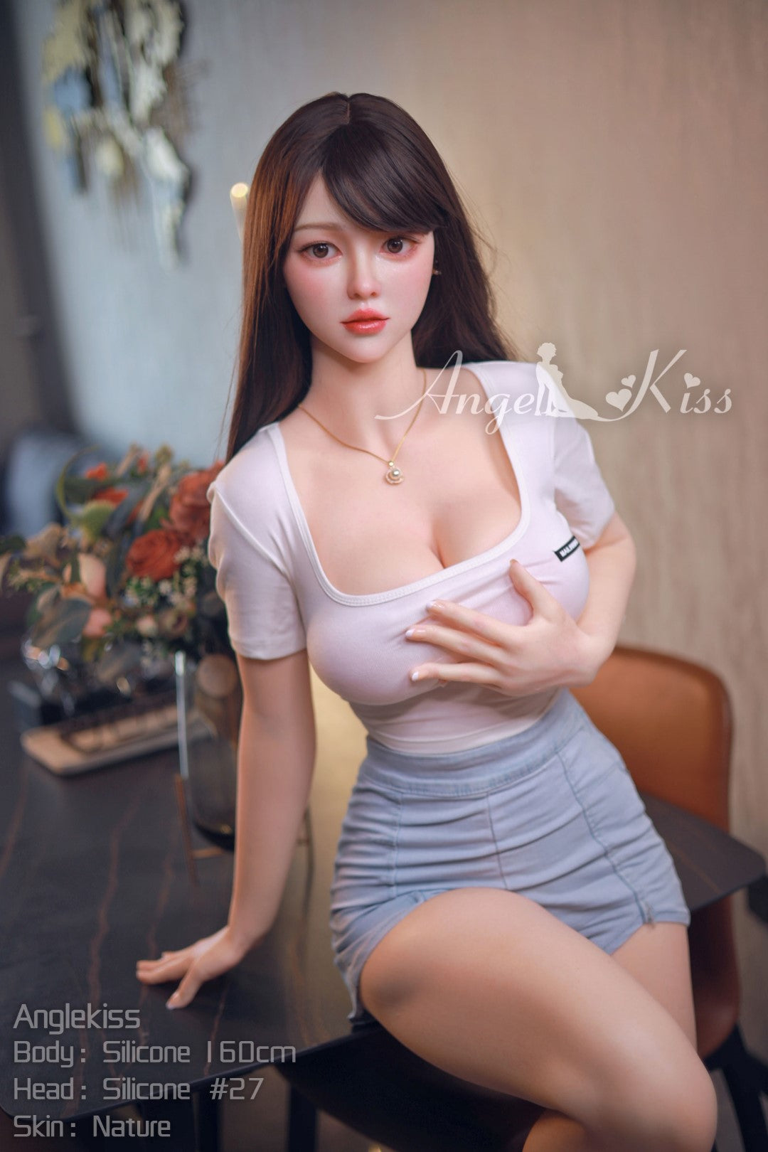 Lucia seksinukke (AK-doll 160 cm D-cup LS#27 silikoni)