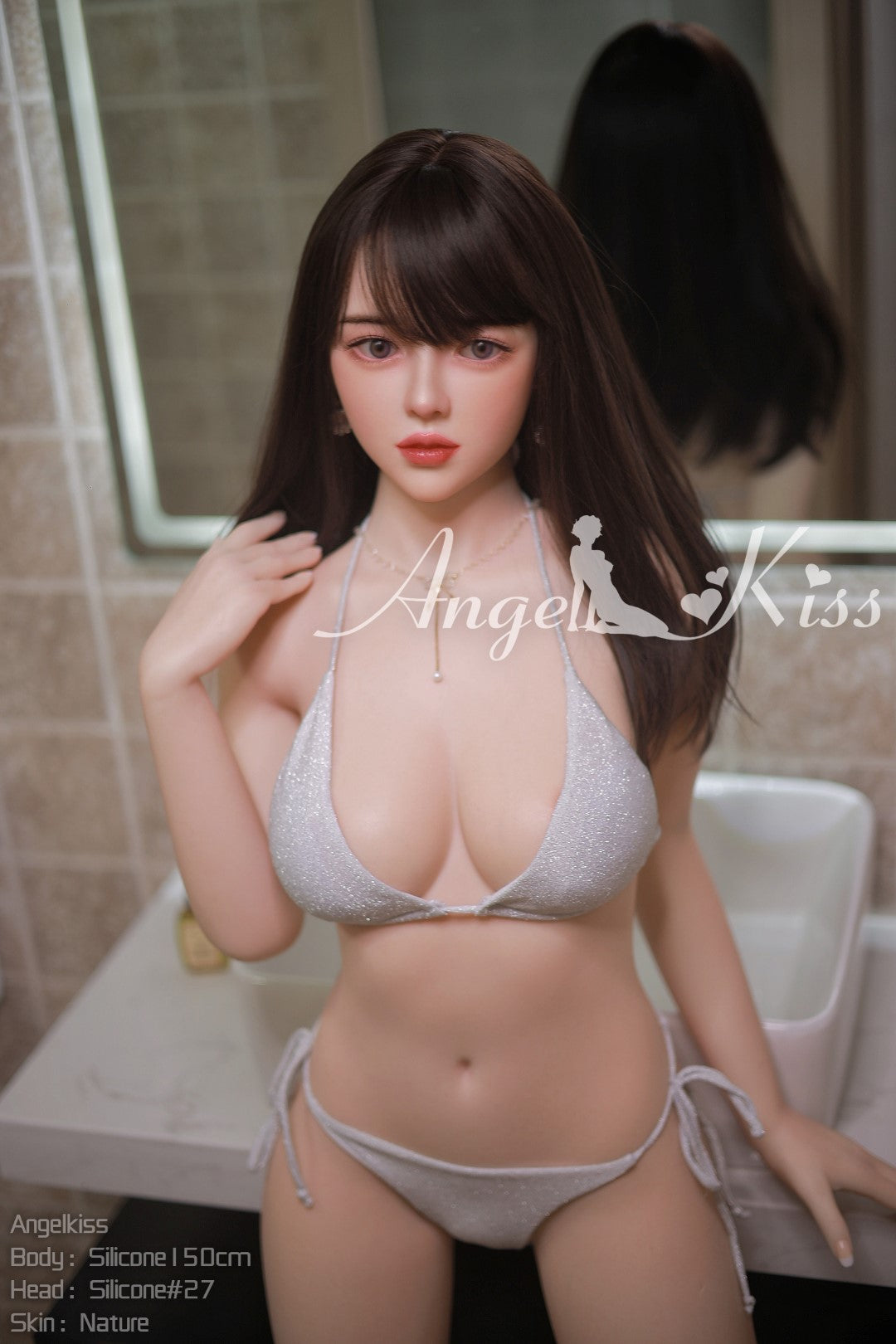 Lucia seksinukke (AK-doll 150 cm D-cup #S27 silikoni)
