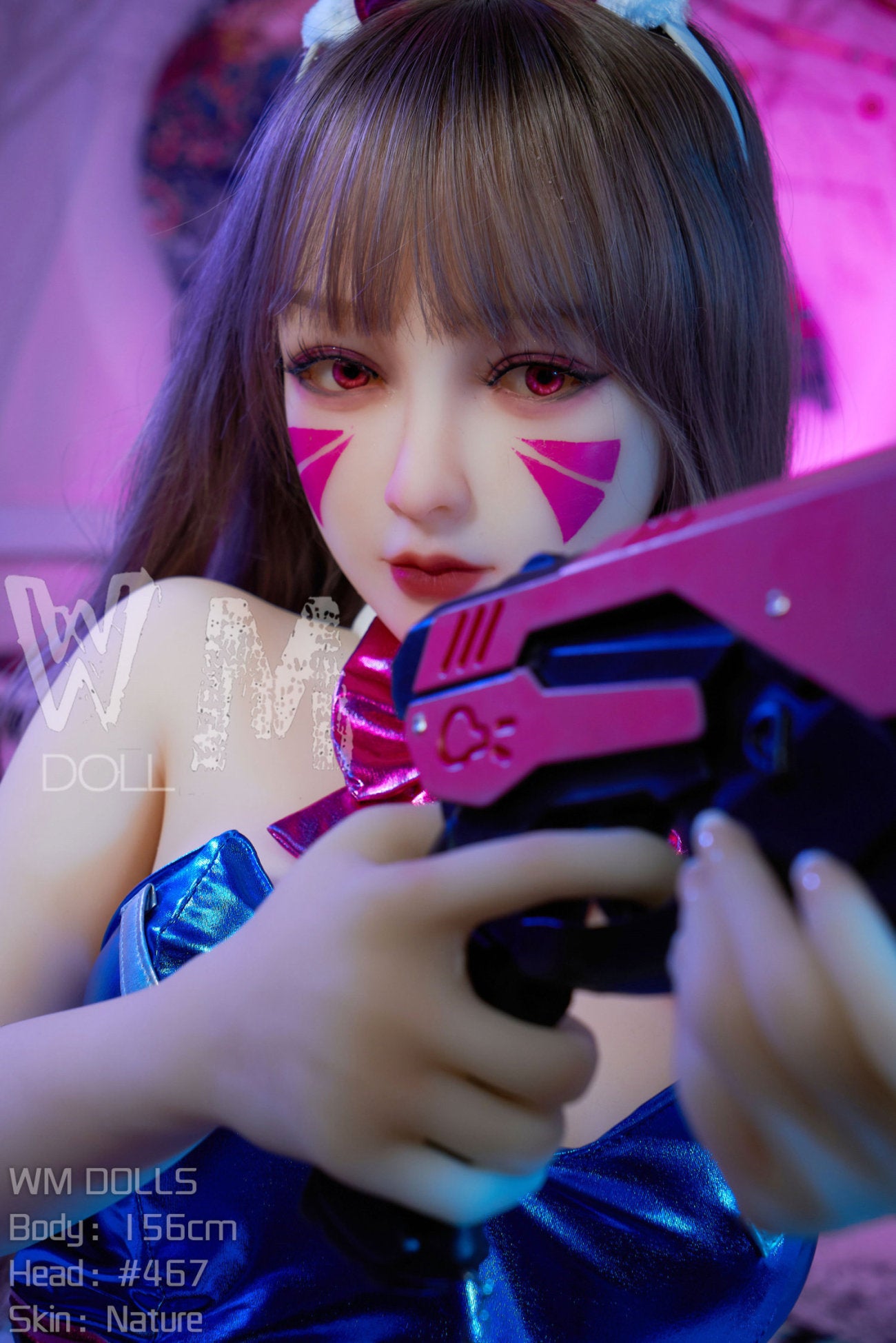 D.va seksinukke (WM-Doll 156 cm c-cup #467 TPE)