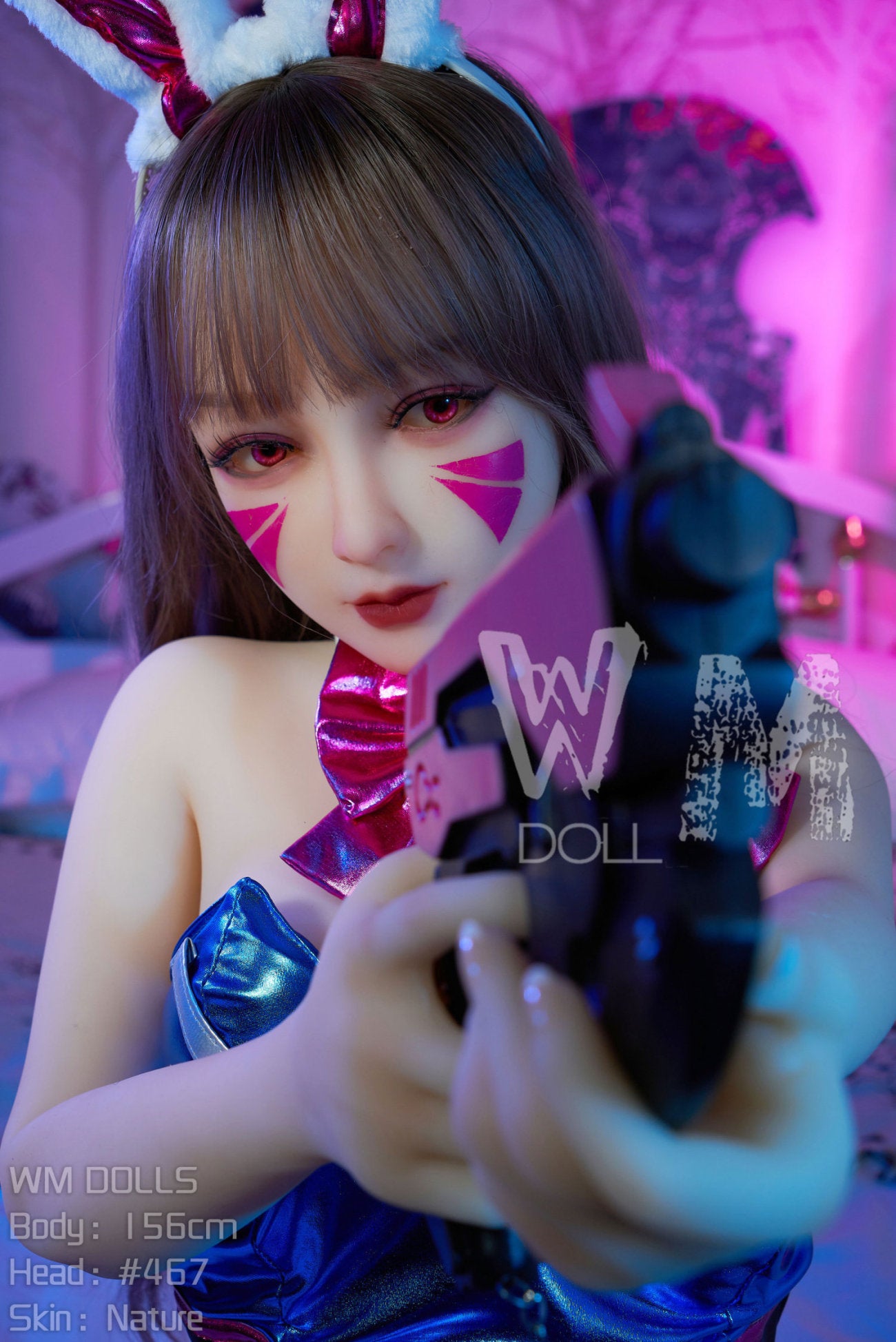 D.va seksinukke (WM-Doll 156 cm c-cup #467 TPE)