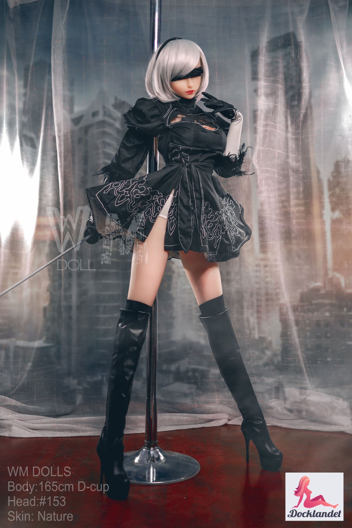 Yorha 2B Sexdocka (WM-Doll 165cm D-Kupa #153 TPE)